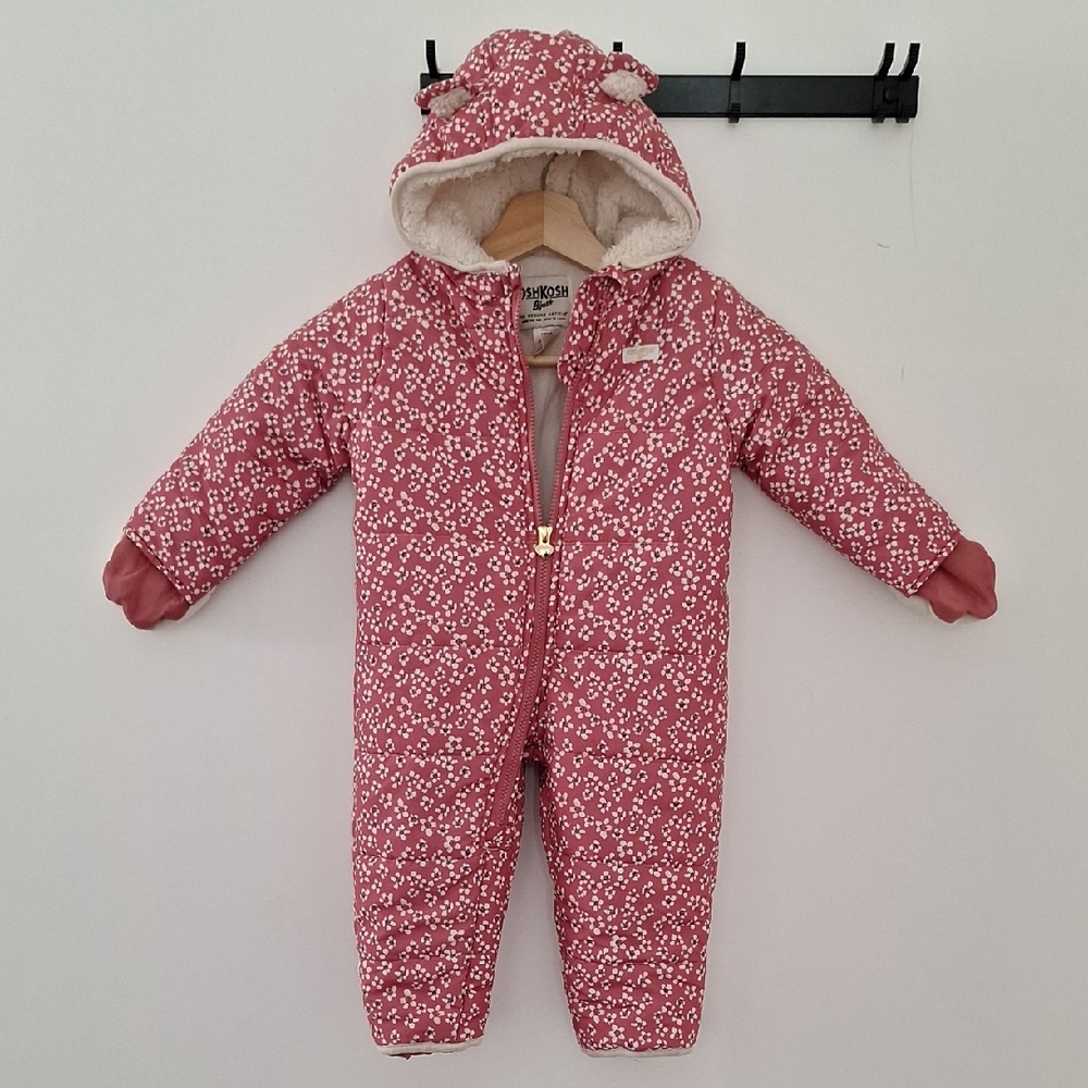 OshKosh B'gosh Red Patterned Footie